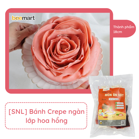 [SNL] Bánh Crepe ngàn lớp hoa hồng