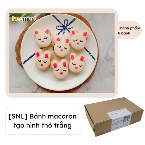 [SNL] Bánh macaron tạo hình thỏ trắng