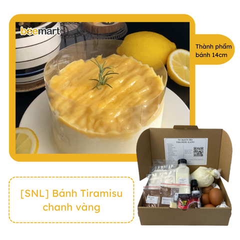 [SNL kem tươi] Bánh Tiramisu chanh vàng