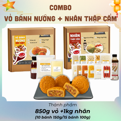 Combo SNL Vỏ bánh nướng + SNL nhân thập cẩm
