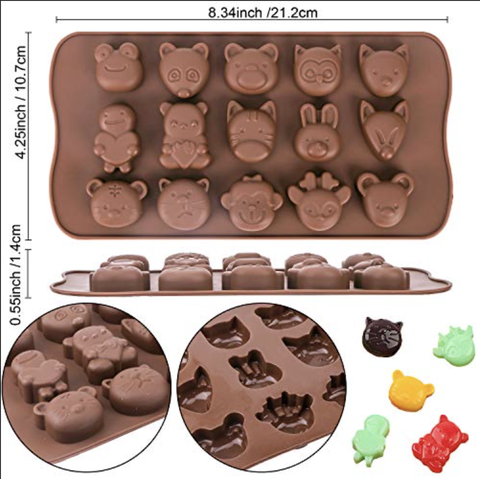 Khuôn silicon 15 hình tổng hợp 1