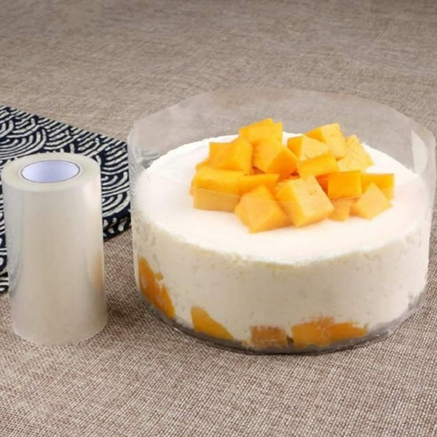 Cuộn mica (mềm) lót thành bánh mousse cao 8cm (1kg)