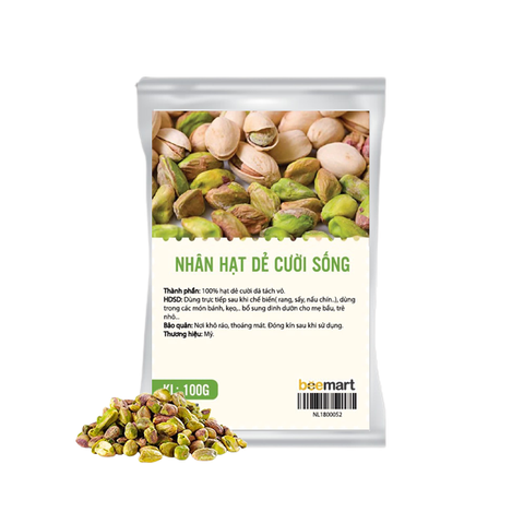 Nhân hạt dẻ cười (sống) loại I 100gr