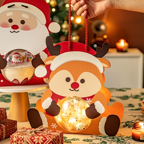 Hộp cầu đựng bánh có quai xách TUẦN LỘC