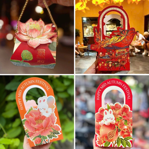 Hộp đựng bánh trung thu 1 bánh các mẫu