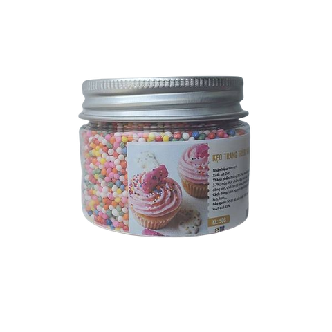 Kẹo trang trí bi màu sắc nhỏ 50g