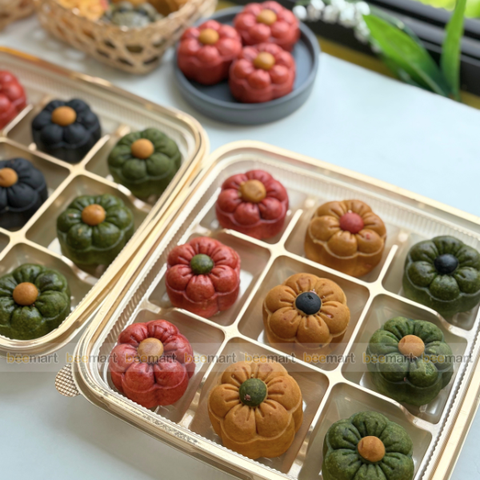 Hộp nhựa đựng bánh 9 ô 22x22x7cm