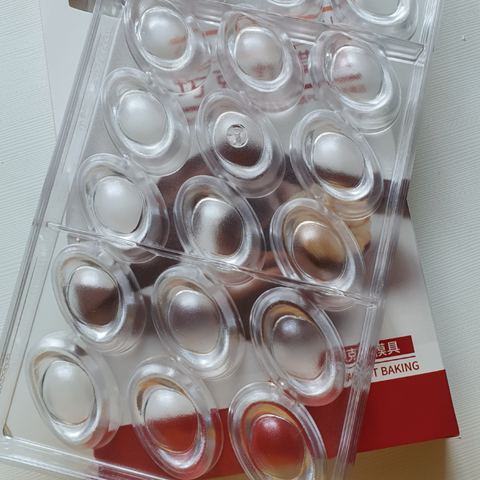 Khuôn làm socola bonbon hình thỏi vàng 21 hình No2095