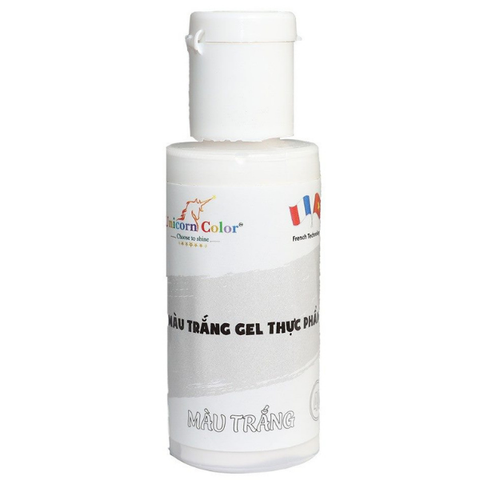 Màu trắng gel Unicorn Color 28g D40