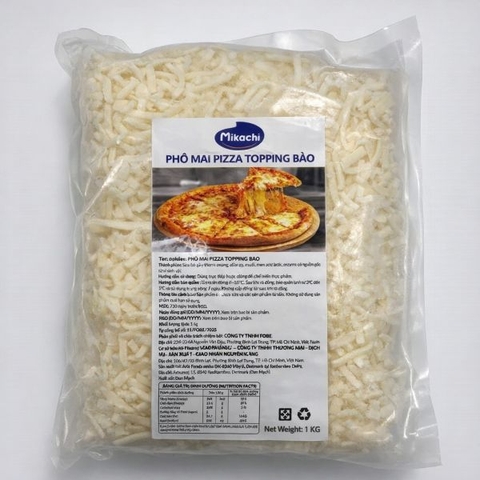 Phô mai bào Topping Mikachi 1kg