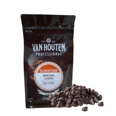 Socola compound đen chip Van Houten 1kg