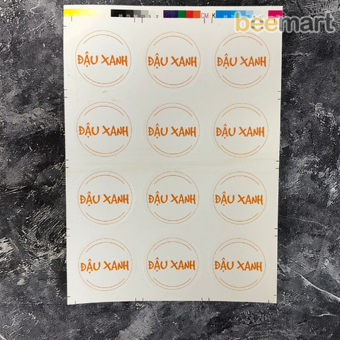 Tem dán nhân đậu xanh (12c)