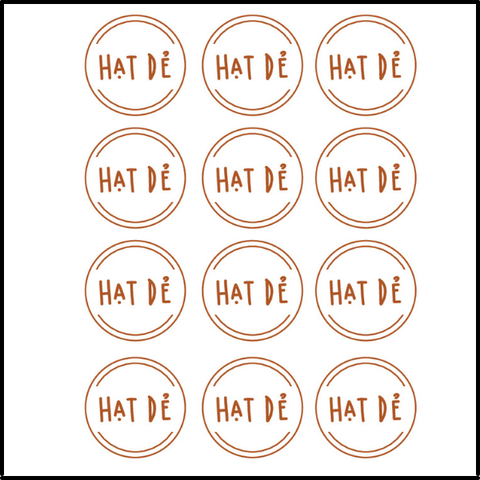 Tem dán nhân hạt dẻ (12c)