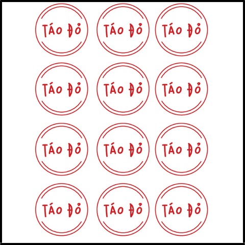 Tem dán nhân Táo đỏ (12c)