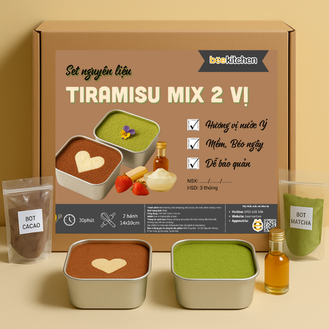 [SNL] Tiramisu 2 vị (Cổ điển+ Matcha)