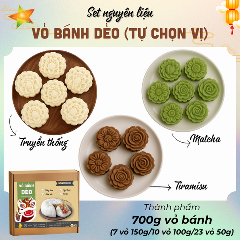 [SNL] Vỏ bánh dẻo truyền thống 700g
