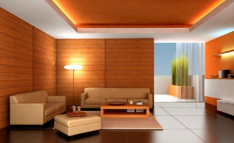Phối màu nội thất phong cách hiện đại
