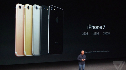 Apple ra mắt iPhone 7 chống nước, camera kép siêu nét