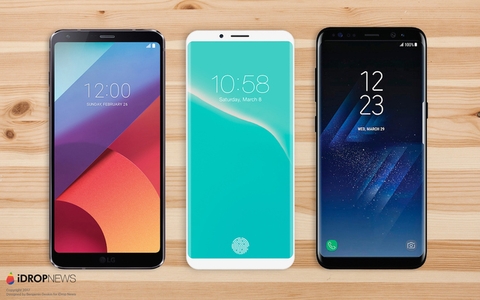 iPhone 8 Jet White màn hình cong so dáng Galaxy S8