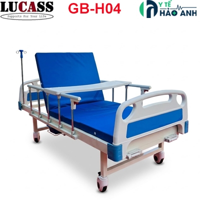 giường bệnh nâng hạ lưng có bô Lucass GB-H04