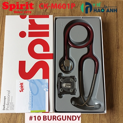 Ống nghe y tế 1 mặt Spirit Ck-M601P cho sinh viên, màu đỏ