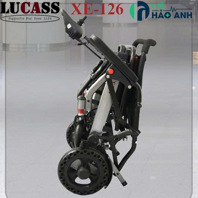 xe lăn điện lucass xe126 gấp gọn