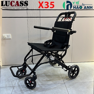 Xe lăn du lịch gấp gọn Lucass X35