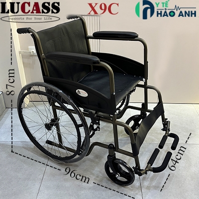 Xe lăn tiêu chuẩn Lucass X9C