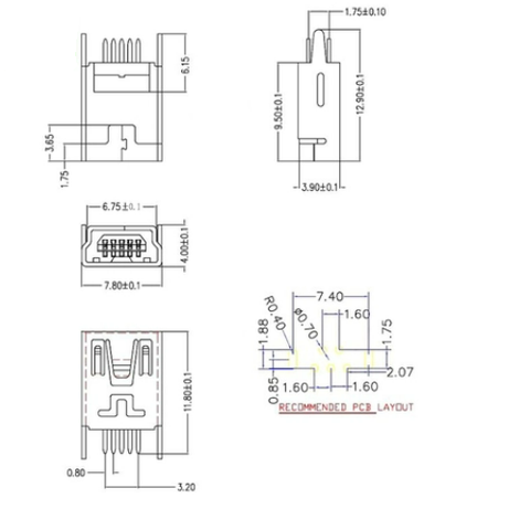 CỔNG USB MINI