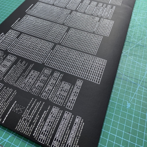 Thiết kế và in ấn lót chuột nội dung dạy tiếng hoa rất nhiều chữ