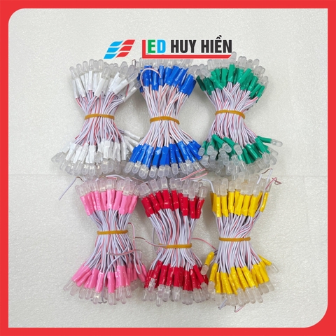 Led liền dây 5V, 12V JIYI Các màu đơn sắc ( Cụm 100 led) dây đồng
