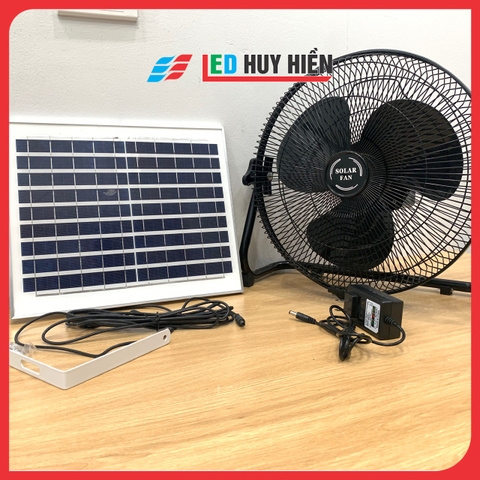 Quạt năng lượng mặt trời solar fan 118, 188 quạt tích điện solar