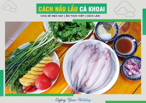 Cách nấu lẩu cá Khoai