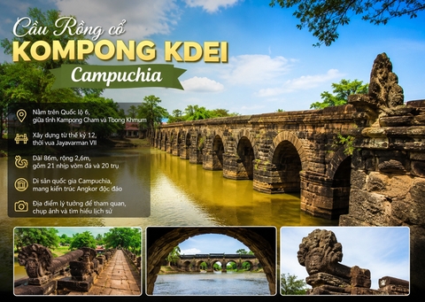 Cầu Rồng Kompong Kdei - Biểu Tượng Văn Hóa Đặc Sắc Của Campuchia