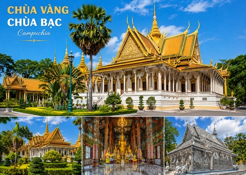 Chùa Vàng Chùa Bạc Campuchia