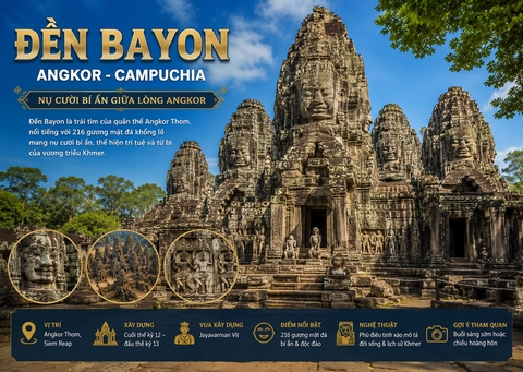 Đền Bayon Angkor Campuchia