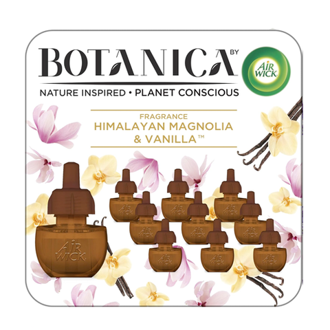 Tinh Dầu Cắm Điện Airwick Botanica Himalayan Magnolia and Vanilla 20ml x 5 USA