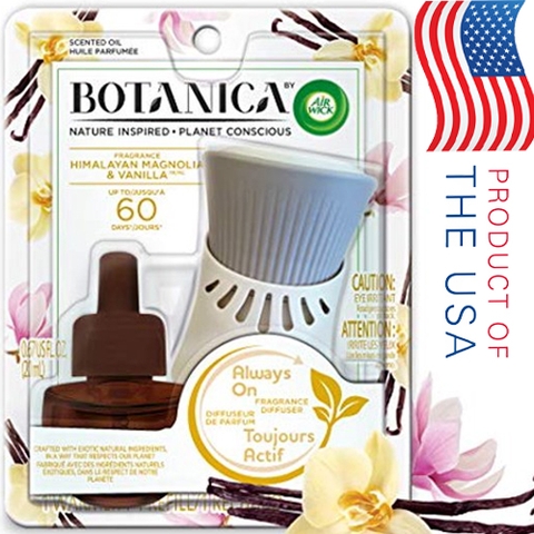 Bộ Tinh dầu cắm điện Air Wick Botanica  Vanilla Essential Oils