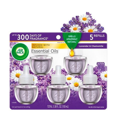 Tinh Dầu Cắm Điện Airwick Lavender & Chamomile, 20ml x5 USA