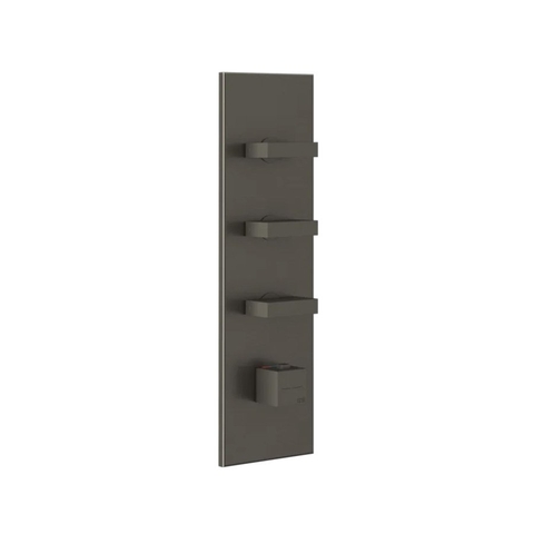 Mặt nạ điều khiển sen tắm ba chức năng gắn tường Gessi Rettangolo K Vietceramics (Ý)