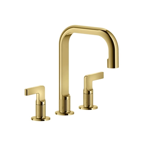 Vòi chậu rửa ba lỗ thân thấp gắn bàn Gessi Inciso Vietceramics (Ý)