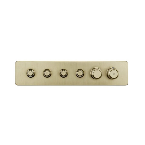 Mặt nạ điều khiển sen tắm bốn chức năng gắn tường Gessi Hi-Fi Vietceramics (Ý)