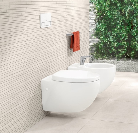 Bệ ngồi và nắp bồn cầu Villeroy & Boch Aveo New Generation Vietceramics (Đan Mạch)