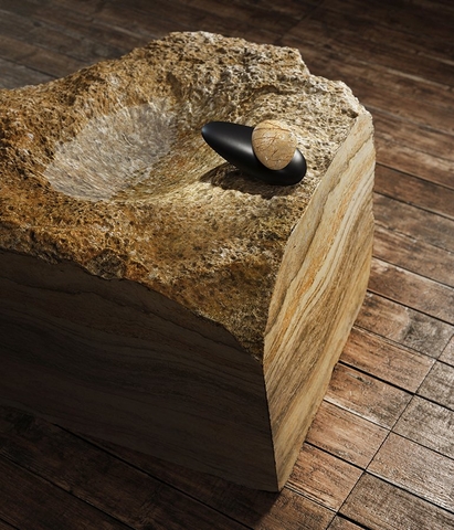 Vòi chậu rửa một lỗ thân thấp gắn bàn Gessi Equilibrio Vietceramics (Ý)