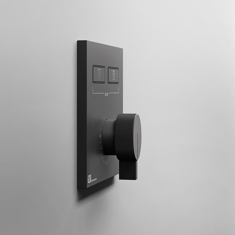 Mặt nạ điều khiển sen tắm ba chức năng gắn tường Gessi Hi-Fi Vietceramics (Ý)