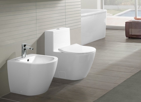 Bồn cầu đặt sàn một khối Villeroy & Boch Subway 2.0 Vietceramics (Thái Lan)