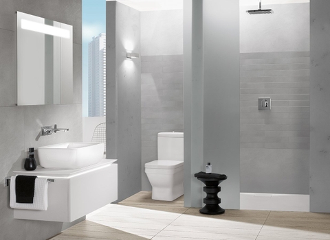Bệ ngồi và nắp bồn cầu Villeroy & Boch Architectura Vietceramics (Hungary)