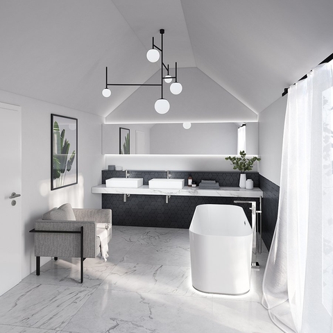 Vòi chậu rửa ba lỗ thân thấp gắn bàn Villeroy & Boch Mettlach Vietceramics (Trung Quốc)
