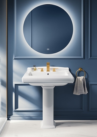 Vòi chậu rửa ba lỗ thân thấp gắn bàn Villeroy & Boch Mettlach Vietceramics (Trung Quốc)