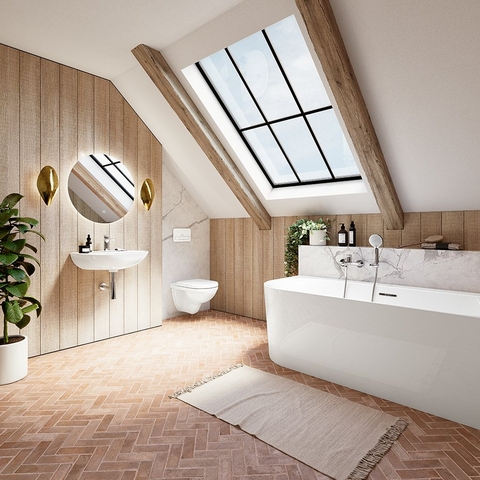 Bồn tắm đặt sàn Villeroy & Boch Loop & Friends Vietceramics (Bỉ)